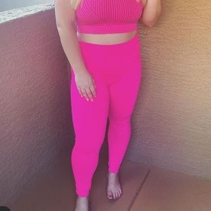 Fabletics Hot Pink Leggings
